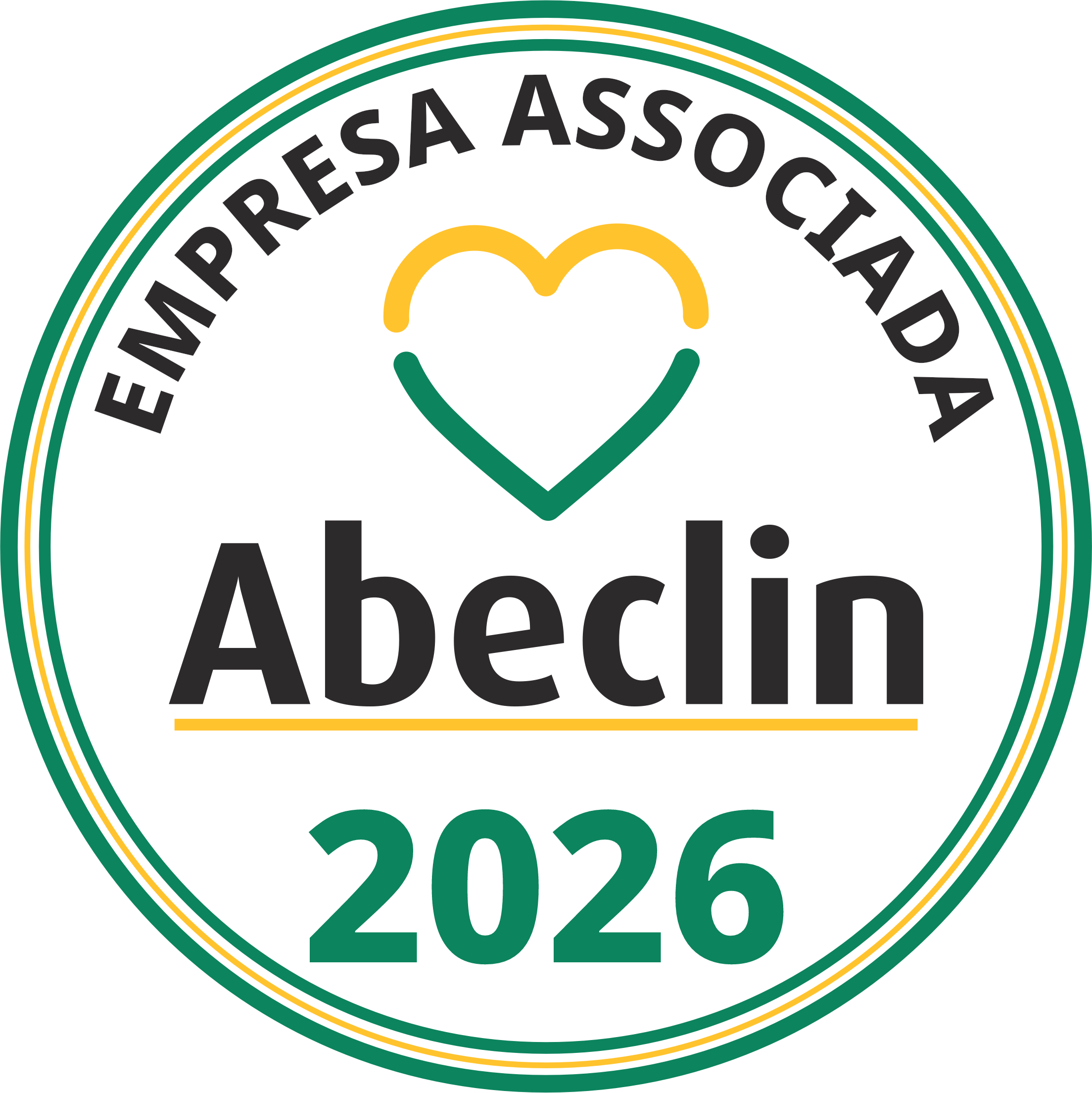 Selo de Empresa Associada Abeclin 2026